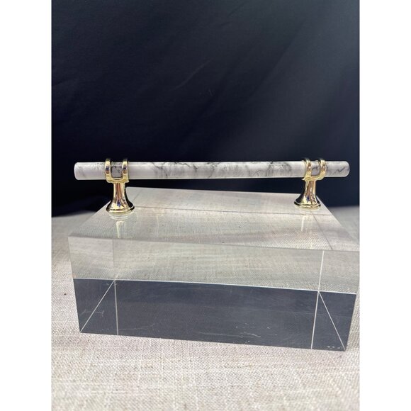 Marble & Gold Cabinet Drawer Handle Pulls - Picture 1 of 6